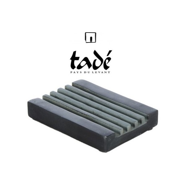 Porte savon Soapstone noir - Tadé