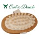 Brosse de massage avec picots en bois