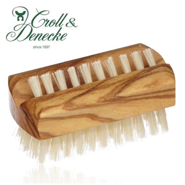 Brosse à ongle en bois d'olivier, petit format - Croll & Denecke