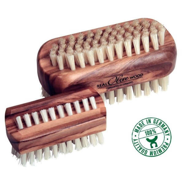 Brosse à ongle en bois d'olivier, petit format - Croll & Denecke