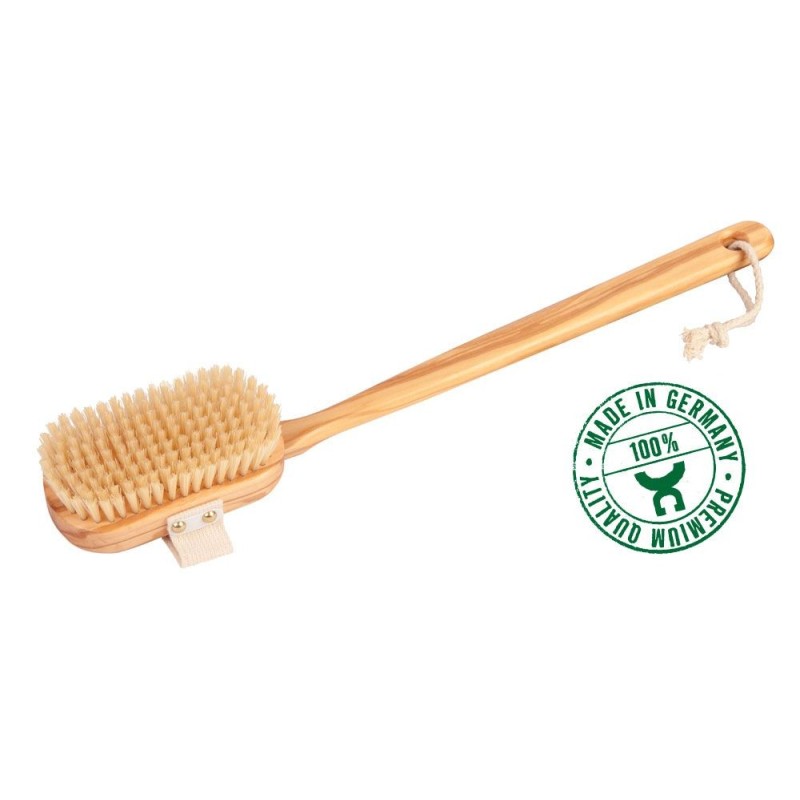 Brosse de bain en olivier