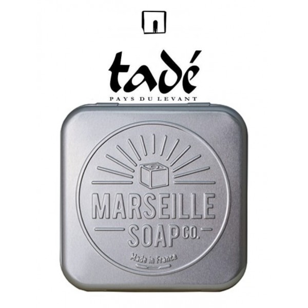 Boîte métallique ronde argentée en aluminium, Boîte à shampooing solide, Boîte de rangement de savon - Boîte de voyage - Boîte à savon