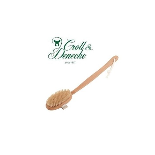 Brosse de bain avec manche courbé