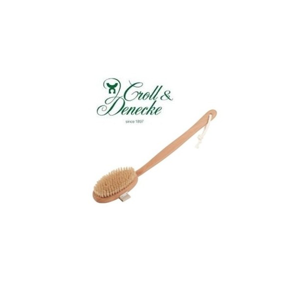 Brosse de bain avec manche courbé