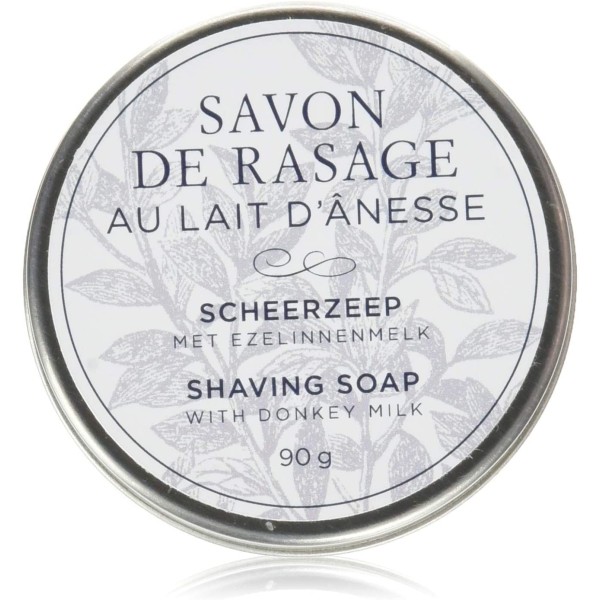 Savon de rasage au lait d'ânesse, nature 90 g Ânes et Sens