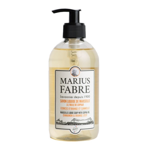 Savon liquide de Marseille Orange Cannelle 1900 - Marius Fabre