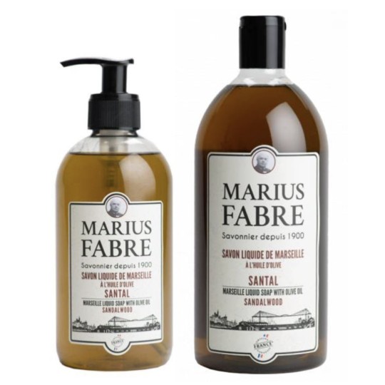 Savon liquide de Marseille Santal 1900 - Marius Fabre
