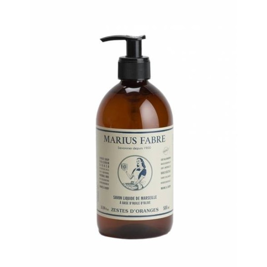 Savon liquide de Marseille "Zestes d'oranges" - Marius Fabre