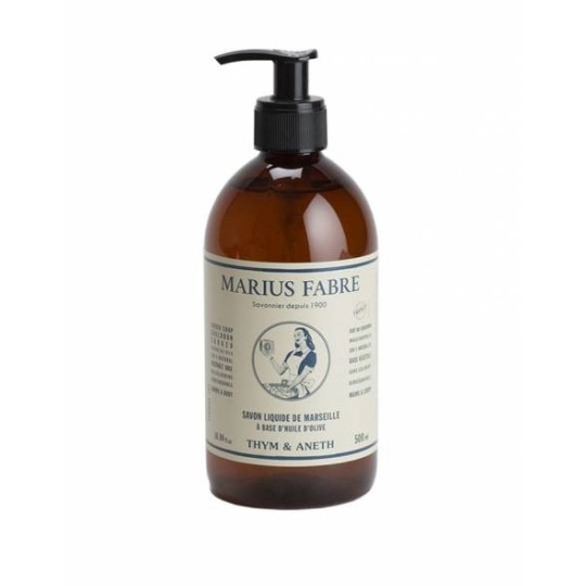 Savon liquide de Marseille "Thym & Aneth" - Marius Fabre