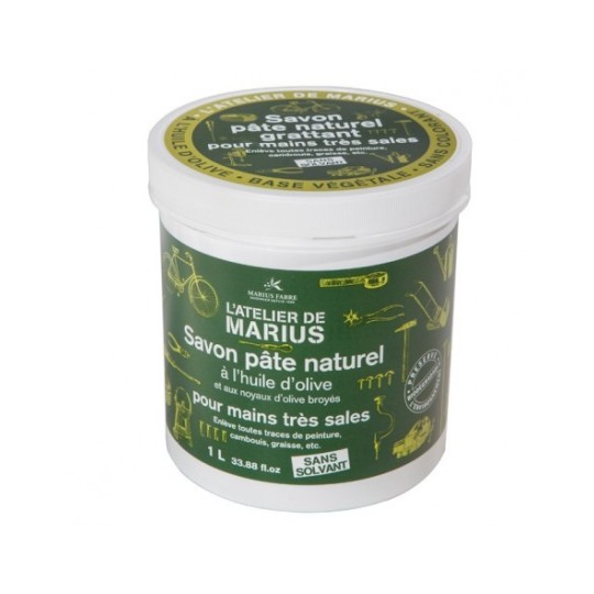 Savon pâte naturel grattant à l'huile d'olive - L'Atelier de Marius Fabre
