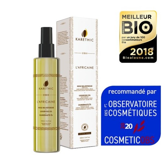 L’Africaine – Huile Majestueuse – Bio & Vegan - Karethic