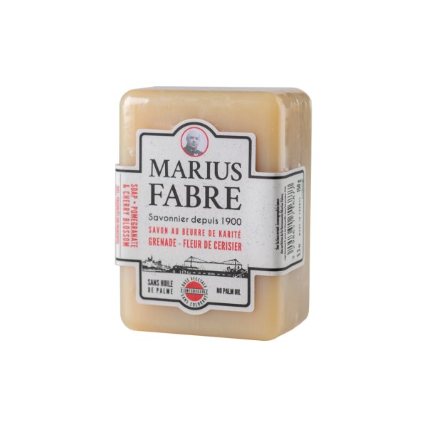 Savonnette de Marseille, Grenade et Fleur de Cerisier - Marius Fabre