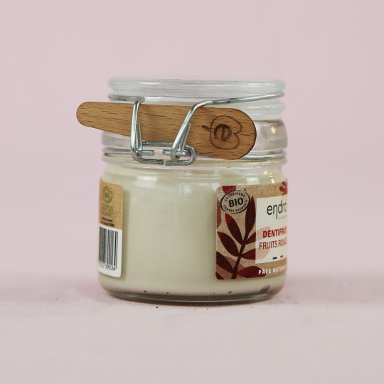 Dentifrice bio en pâte naturelle Fruits Rouges, sans huile essentielle - Endro cosmétiques