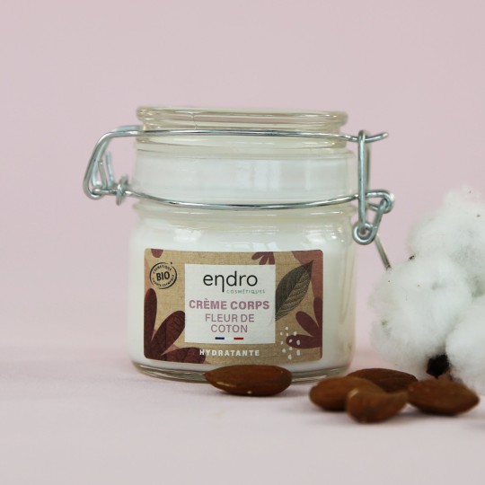Crème hydratante corporelle Fleur de Coton - Endro cosmétiques