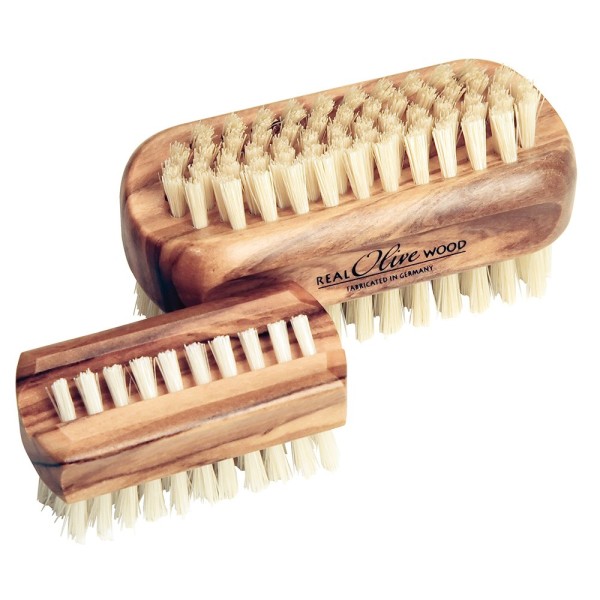 Brosse à ongle en bois d'olivier, petit format - Croll & Denecke