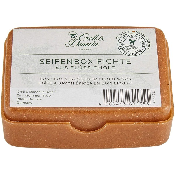 Boîte à savon en bois liquide - Croll & Denecke