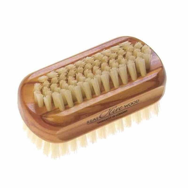 Brosse à ongle en bois d'olivier, grand format - Croll & Denecke