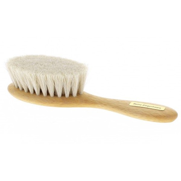 Brosse pour bébé en poils de chèvre - Croll & Denecke