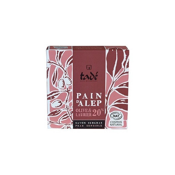 Savonnette d'Alep Olive & Laurier 20% Tadé