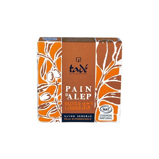 Savonnette d'Alep Olive & Laurier 35% Tadé
