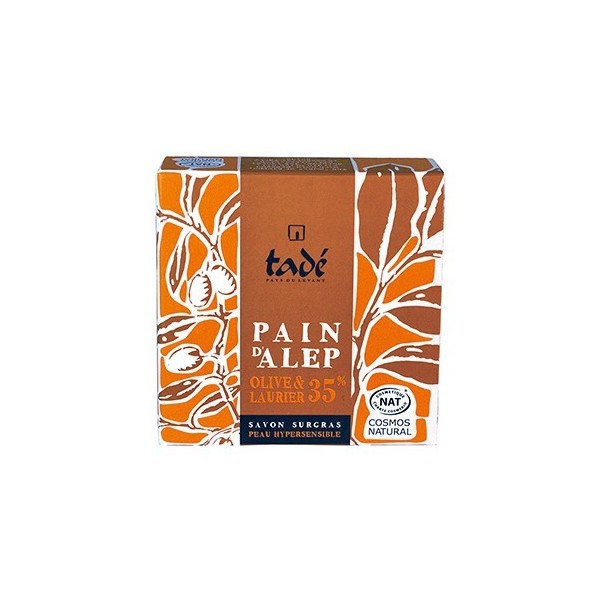 Savonnette d'Alep Olive & Laurier 35% Tadé