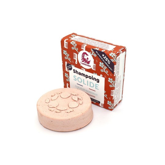Shampoing solide cheveux normaux - Huile d'Abyssinie & Praline - Lamazuna