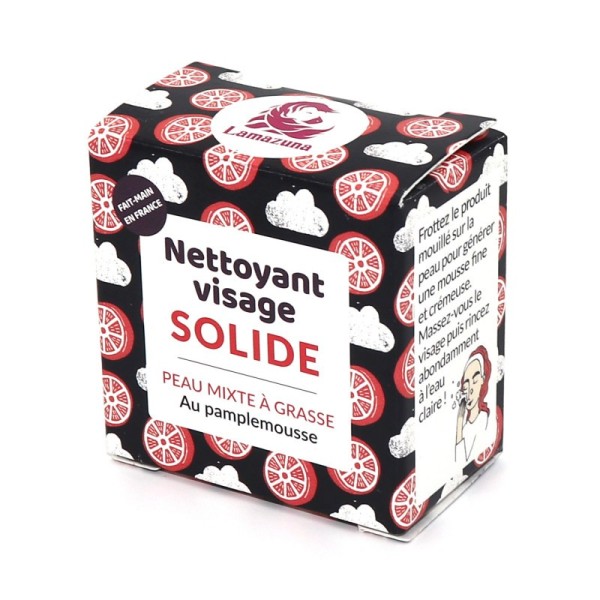 Nettoyant visage solide peau mixte à grasse Lamazuna