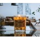 Bougie à la cire d'abeille parfumée Cannelle Orange