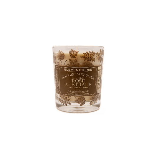 Bougie à la cire d'abeille parfumée Rose Australe