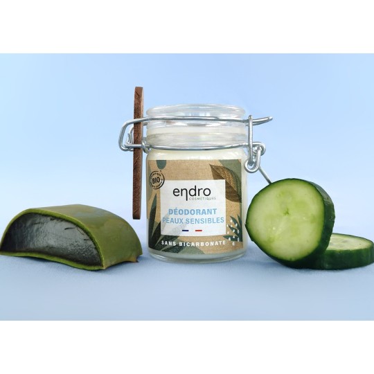 Déodorant baume en bocal Peau Sensible - Endro cosmétiques