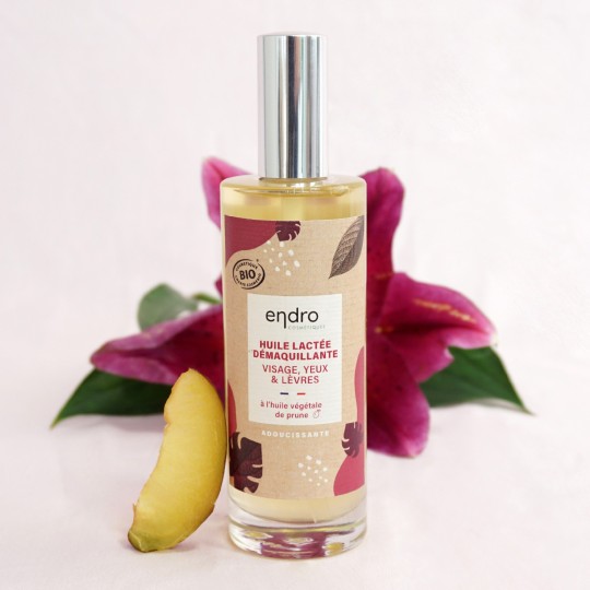 Huile lactée démaquillante Bio Endro cosmétiques