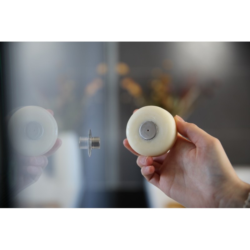 Porte-savon Magnétique Bremermann Purezza - Support Mural Par Aimant, Acier Inoxydable, Fixation Adhésive Ou Vis, Séchage à L'air