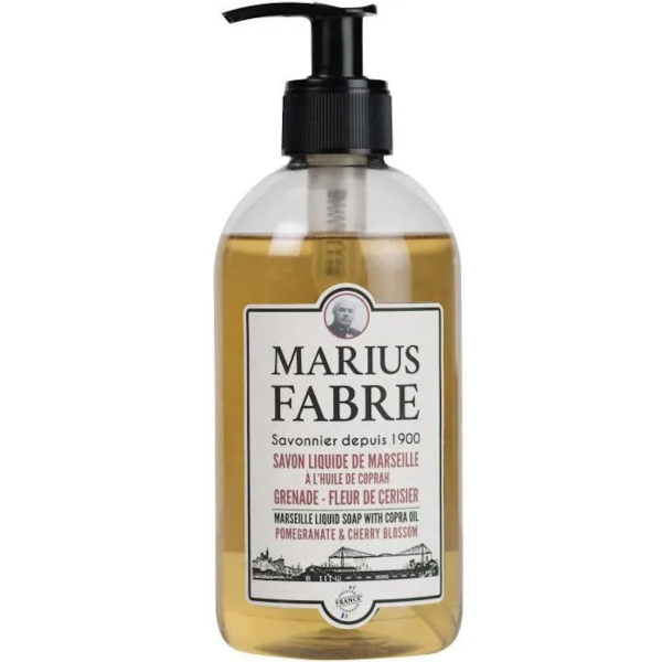 Savon liquide de Marseille Grenade et Fleur de Cerisier 1900 - Marius Fabre