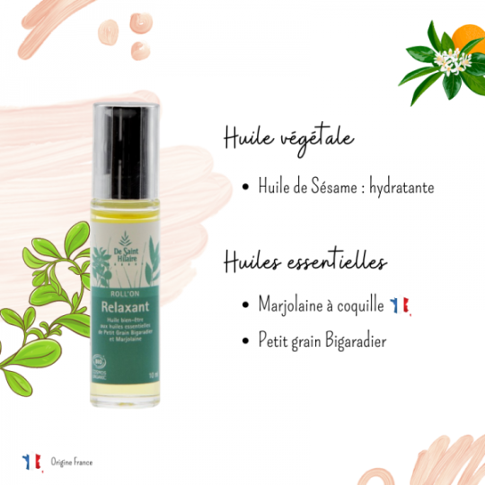 Roll'on Relaxant bio - Saint Hilaire