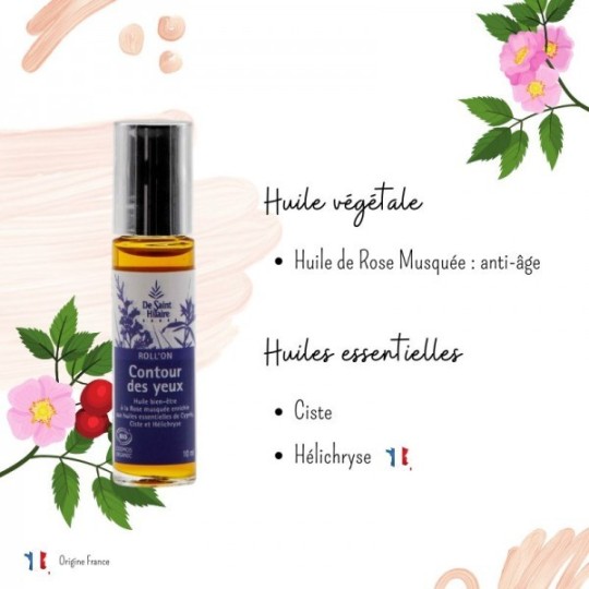 Roll'on Contour des yeux bio - Saint Hilaire