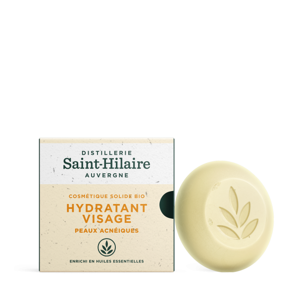 Hydratant Visage BIO Solide - Peaux acnéiques - Saint Hilaire