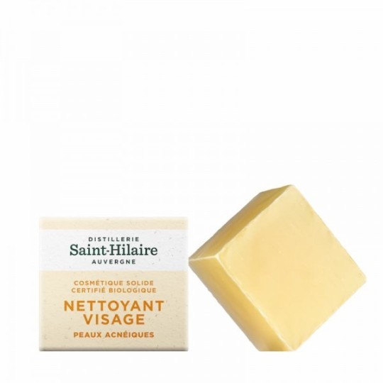 Nettoyant Visage BIO Solide - Peaux acnéiques - Saint Hilaire
