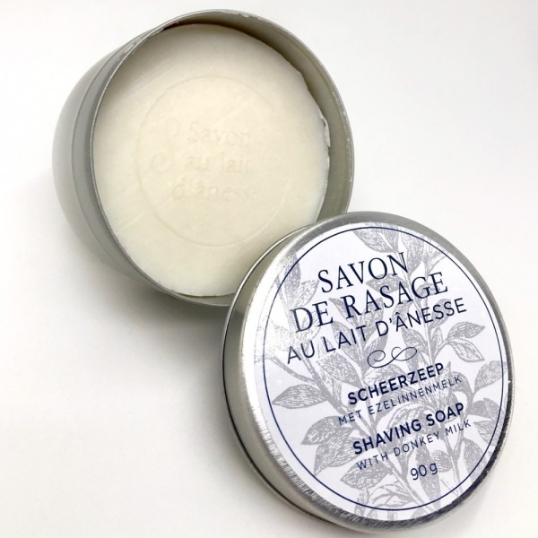 Savon de rasage au lait d'ânesse, nature 90 g Ânes et Sens