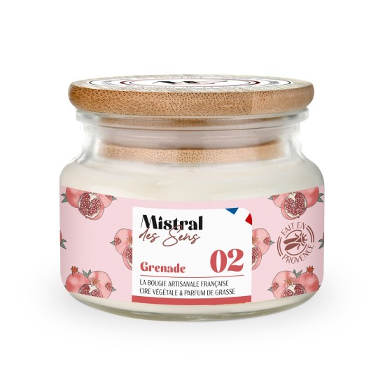 Bougie parfumée 300 ml - Mistral des Sens