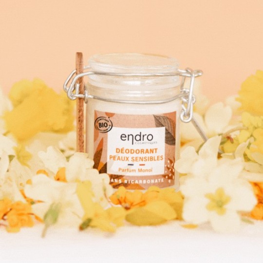 Déodorant baume en bocal PS Monoï - Endro cosmétiques