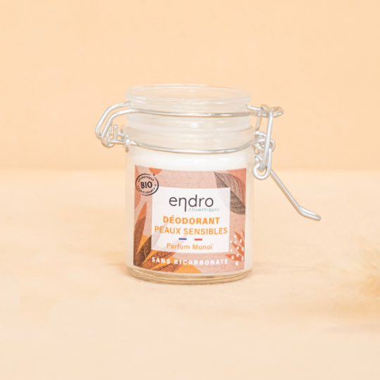 Déodorant baume en bocal PS Monoï - Endro cosmétiques