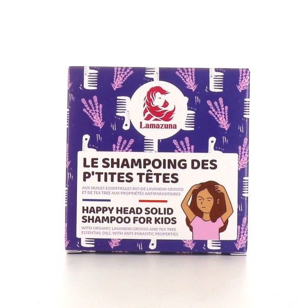 Shampoing solide des p'tites têtes - Antiparasitaire - Lamazuna