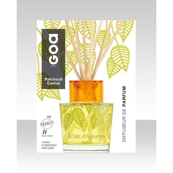 Diffuseur de parfum Éclats d'Agrumes - Collection Intemporelle Goa