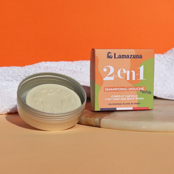 Shampoing-douche solide 2 en 1 Lamazuna