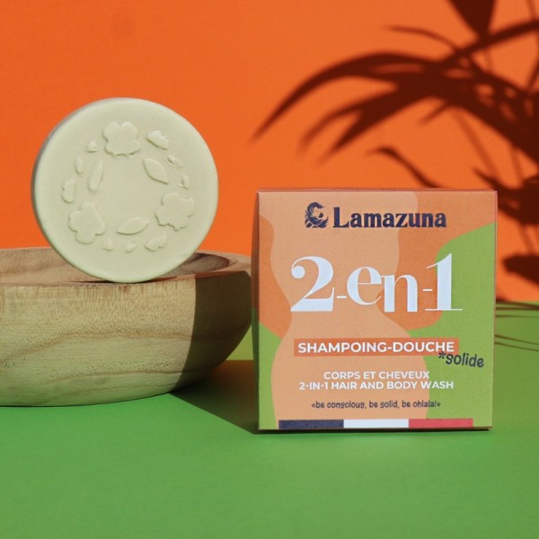 Shampoing-douche solide 2 en 1 Lamazuna