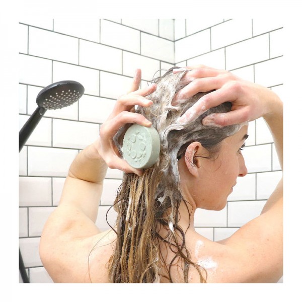Shampoing solide pour cheveux gras - Argile verte - Lamazuna