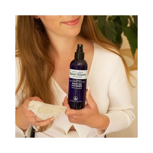 Hydrolat (Eau florale) de Menthe Poivrée bio - Saint Hilaire