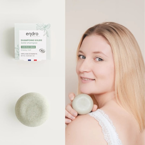 Shampoing solide BIO - Cheveux Gras - Endro cosmétiques