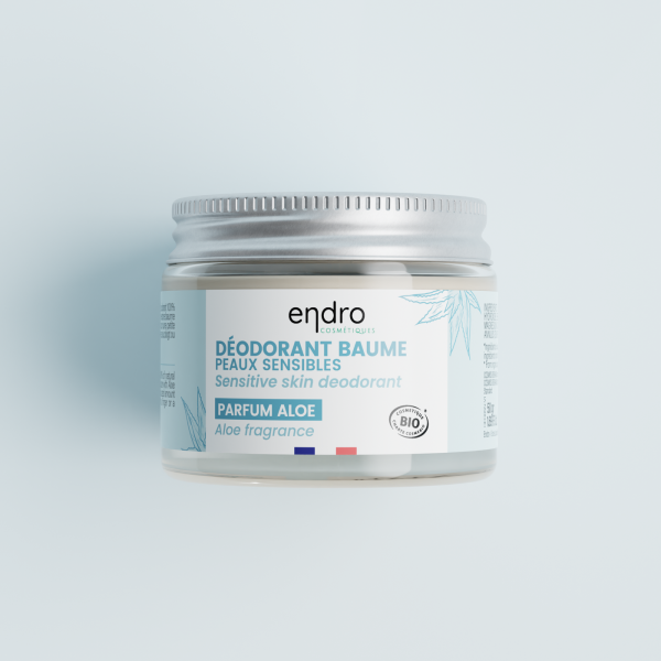 Déodorant baume BIO Peaux Sensibles Aloe - Endro cosmétiques