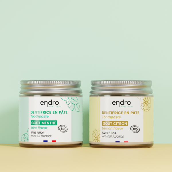 Dentifrice en pâte naturelle BIO - Endro cosmétiques